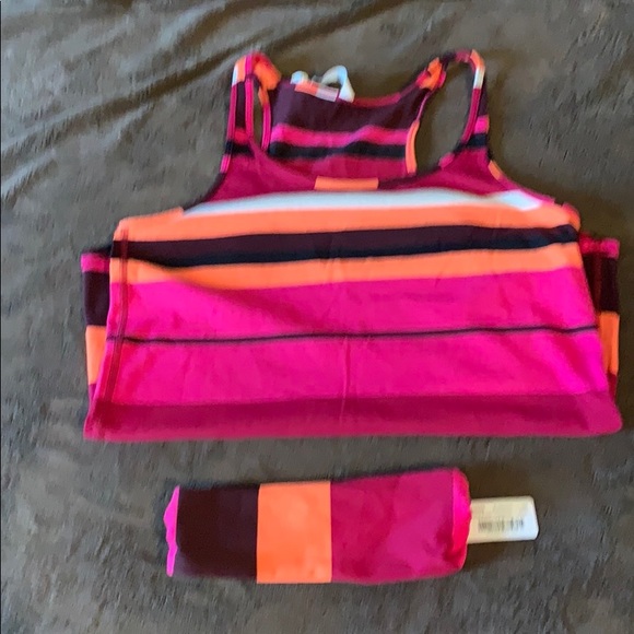 lululemon athletica Tops - Tank top and headband lululemon athletica Tops - Tank top and headband